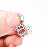 Alibaba - Booker Fine Fashion Jewelry-Necklace Silver Cow Necklace, Bovine Love at First Sight! 925 Sterling Silver