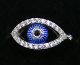 Evil Eye Ring Sterling Silver