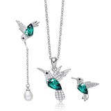 Alibaba CDE Jewelry SET-Fine Fashion 925 Silver Hummingbird Jewelry Sterling Silver