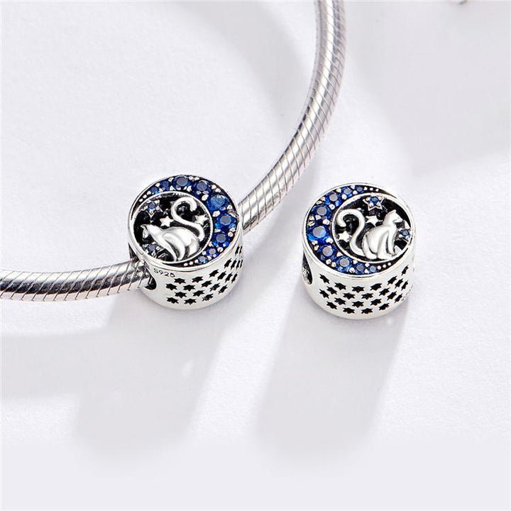 Alibaba Charms Cat Lovers Pandora Style Charm Collection Sterling Silver