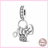 Alibaba Charms Forever Cat Lovers Pandora Style Charm Collection Sterling Silver