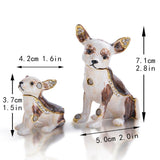 Alibaba Decor Momma and Puppy Trinket Box