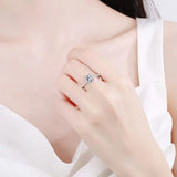 Alibaba emerald cut engagement ring Emerald Cut D VVS Moissanite Engagement Ring 1ct or 2ct