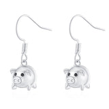 Piggy Drop Fashion Earrings-So Cute!  Gold Plated Brass