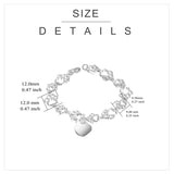 Alibaba Fine Fashion Jewelry Bracelet Pet Paw Bracelet with Heart Sterling Silver, Engraveable