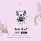 Alibaba Fine Fashion Jewelry-Necklace Charm Koala Jewelry!  Necklace, Rings, Charms and Earrings Beautiful Sterling Silver for Koala Bear Lovers!