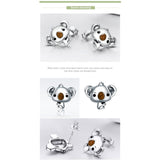 Alibaba Fine Fashion Jewelry-Necklace Koala Jewelry!  Necklace, Rings, Charms and Earrings Beautiful Sterling Silver for Koala Bear Lovers!