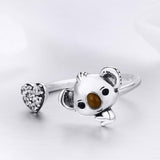 Alibaba Fine Fashion Jewelry-Necklace Koala Ring Koala Jewelry!  Necklace, Rings, Charms and Earrings Beautiful Sterling Silver for Koala Bear Lovers!