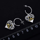 Alibaba Fine Fashion Jewelry SET Love Birds "Forever" Sterling Silver Jewelry