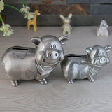 Alibaba Kids Pewter Pig & Cow Piggy Coin Banks-Unique and CUTE!  ONLY at TPP!