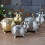 Alibaba Kids Pewter Pig & Cow Piggy Coin Banks-Unique and CUTE!  ONLY at TPP!