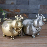 Alibaba Kids Pewter Pig & Cow Piggy Coin Banks-Unique and CUTE!  ONLY at TPP!