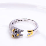 Alibaba - King He Fine Fashion Jewelry-Ring Chinese Zodiac Animal Rings Sterling Silver Sparkly!