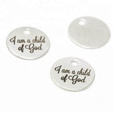 Alibaba - Koko Fine Fashion Jewelry-Necklace I AM A CHILD OF GOD Sterling Silver Inspirational Necklace!  Only $59.95!