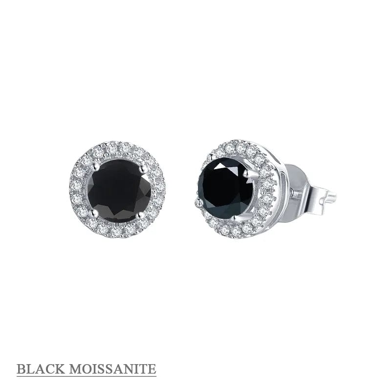 Alibaba - Koko moissanite necklace Moissanite Halo Jewelry 1ct Center Stone, 925 Sterling Silver Colors Available!