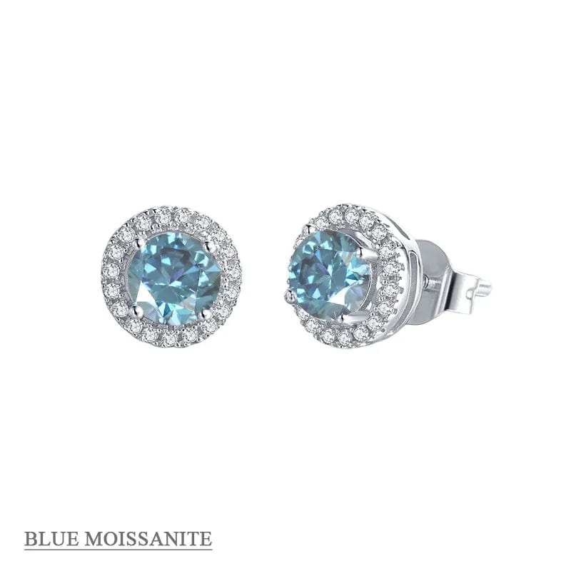 Alibaba - Koko moissanite necklace Moissanite Halo Jewelry 1ct Center Stone, 925 Sterling Silver Colors Available!