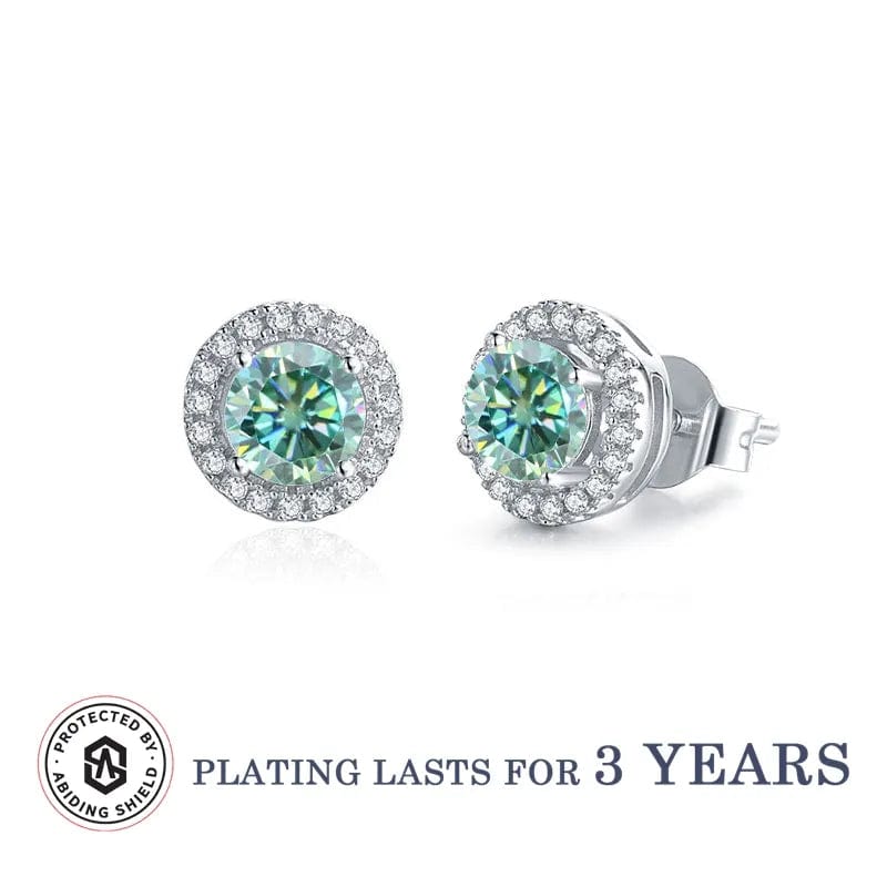 Alibaba - Koko moissanite necklace Moissanite Halo Jewelry 1ct Center Stone, 925 Sterling Silver Colors Available!