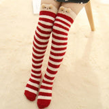 Alibaba Socks Piggy Thigh High Fuzzy Plush Socks, Leggings Adorable Animals to Keep Legs Warm! *