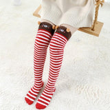 Alibaba Socks Thigh High Fuzzy Plush Socks, Leggings Adorable Animals to Keep Legs Warm! *