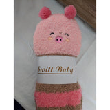 Alibaba Socks Thigh High Fuzzy Plush Socks, Leggings Adorable Animals to Keep Legs Warm! *