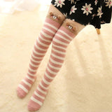 Alibaba Socks Thigh High Fuzzy Plush Socks, Leggings Adorable Animals to Keep Legs Warm! *