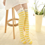 Alibaba Socks Thigh High Fuzzy Plush Socks, Leggings Adorable Animals to Keep Legs Warm! *