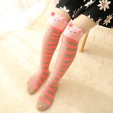 Alibaba Socks Thigh High Fuzzy Plush Socks, Leggings Adorable Animals to Keep Legs Warm! *