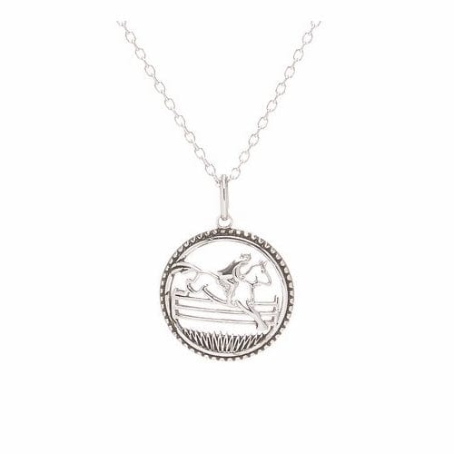 Alibaba - Tina Necklaces Silver Equestrian Eventing Horse Lover's Necklace Sterling SIlver