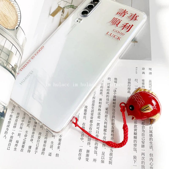 AliExpress Accessories Japanese Lucky Pig or Koi Bell Laniard Handmade