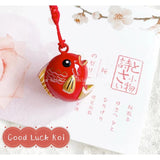 AliExpress Accessories Koi Japanese Lucky Pig or Koi Bell Laniard Handmade