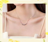 AliExpress Angel Wings Necklace Angel Wings Bar Necklace Sterling Silver Dainty