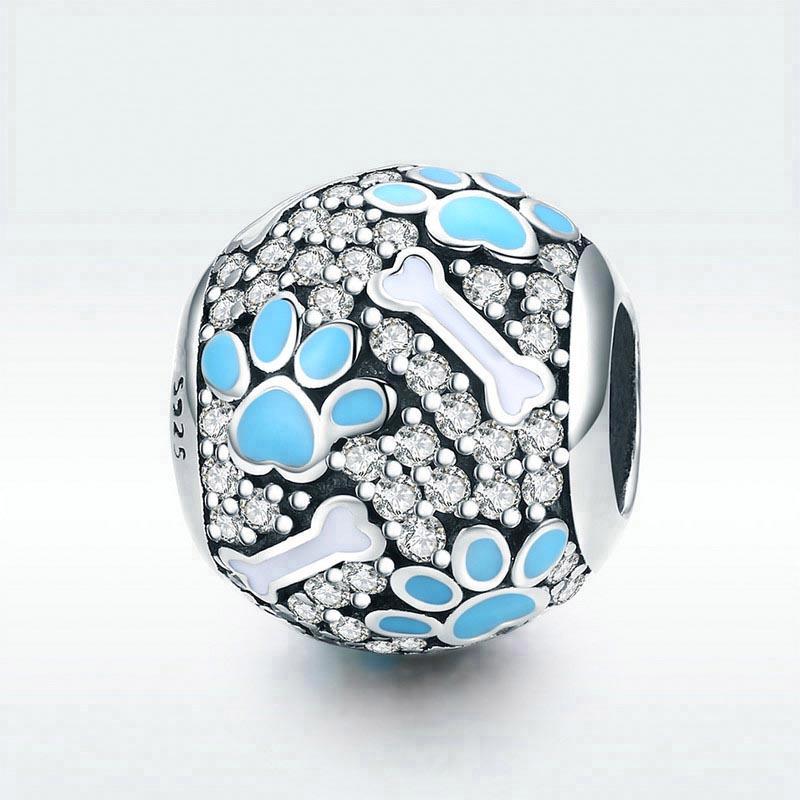 aliexpress Charms Bead Paw & Bone Dog Charm Collection Pandora Style Charms Sterling Silver Boston, Frenchie, Chi, Schnauzer, Puppy