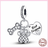 aliexpress Charms Best Friend Dog Charm Collection Pandora Style Charms Sterling Silver Boston, Frenchie, Chi, Schnauzer, Puppy