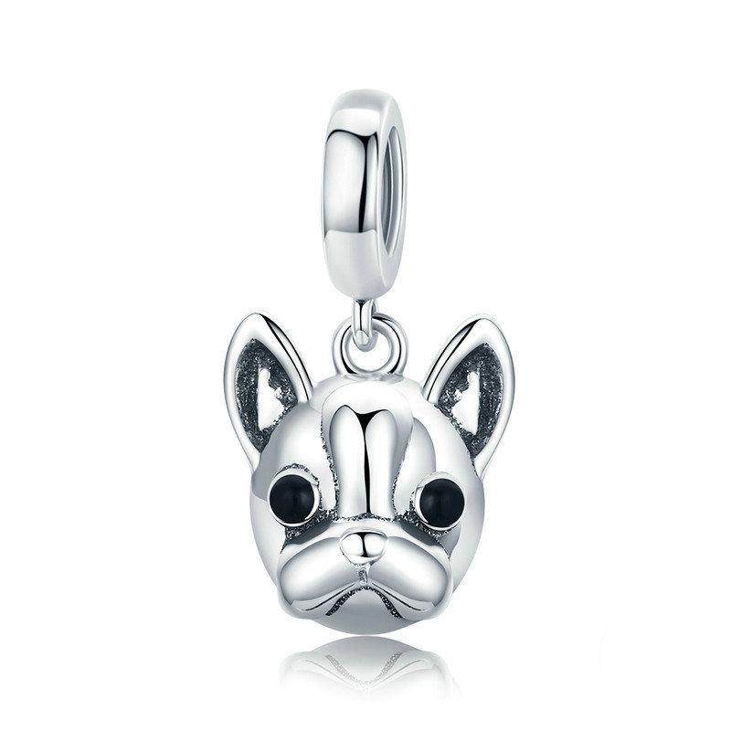 aliexpress Charms Boston w/Bail Dog Charm Collection Pandora Style Charms Sterling Silver Boston, Frenchie, Chi, Schnauzer, Puppy