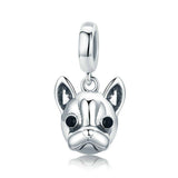 aliexpress Charms Boston w/Bail Dog Charm Collection Pandora Style Charms Sterling Silver Boston, Frenchie, Chi, Schnauzer, Puppy