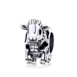 aliexpress Charms Cow Cow & Llama & Horse Charms for Pandora Style Bracelets Sterling Silver Farm Animal Charms