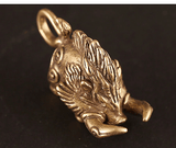 AliExpress Charms Nordic Wild Boar Charm Solid Brass-Unique!