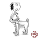 aliexpress Charms Puppy with Collar Dog Charm Collection Pandora Style Charms Sterling Silver Boston, Frenchie, Chi, Schnauzer, Puppy