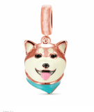 aliexpress Charms Shiba Inu Colored Dog Charm Collection Pandora Style Charms Sterling Silver Boston, Frenchie, Chi, Schnauzer, Puppy