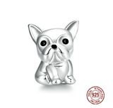 aliexpress Charms Sitting French Bulldog Puppy Dog Charm Collection Pandora Style Charms Sterling Silver Boston, Frenchie, Chi, Schnauzer, Puppy