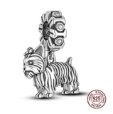 aliexpress Charms Standing Yorkie Dog Charm Collection Pandora Style Charms Sterling Silver Boston, Frenchie, Chi, Schnauzer, Puppy