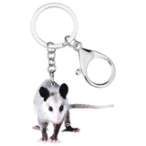 AliExpress Earrings keychain Opossum Acrylic Earrings and keychains-Realistic Cute Opossums!