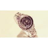 Luxury Ladies Jaguar Watch, Rhinestones EVERYWHERE! Luxury Ladies Watch