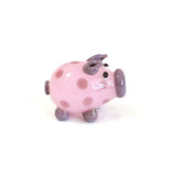 AliExpress Figurines 8 Pink/Spots Murano Glass Handblown Piggy Assortment