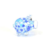 AliExpress Figurines 9 Blue Spots Murano Glass Handblown Piggy Assortment