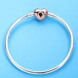 AliExpress Fine Fashion Jewelry Bracelet Bracelet Silver w Heart Honey Bee Charms Sterling Silver-Pandora Style