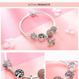 AliExpress Fine Fashion Jewelry Bracelet Bracelet w/5 Charms Honey Bee Charms Sterling Silver-Pandora Style