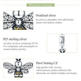 AliExpress Fine Fashion Jewelry Bracelet Sparkling Bee Honey Bee Charms Sterling Silver-Pandora Style