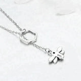 AliExpress Fine Fashion Jewelry-Necklace Bee with Lariat Necklace in 925 Sterling Silver