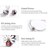 AliExpress Fine Fashion Jewelry Ring Ladybug on a Daisy Sterling Silver Ring, Earrings, Charm